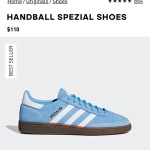 ADIDAS HANDBALL SPEZIAL SNEAKERS LIGHT BLUE